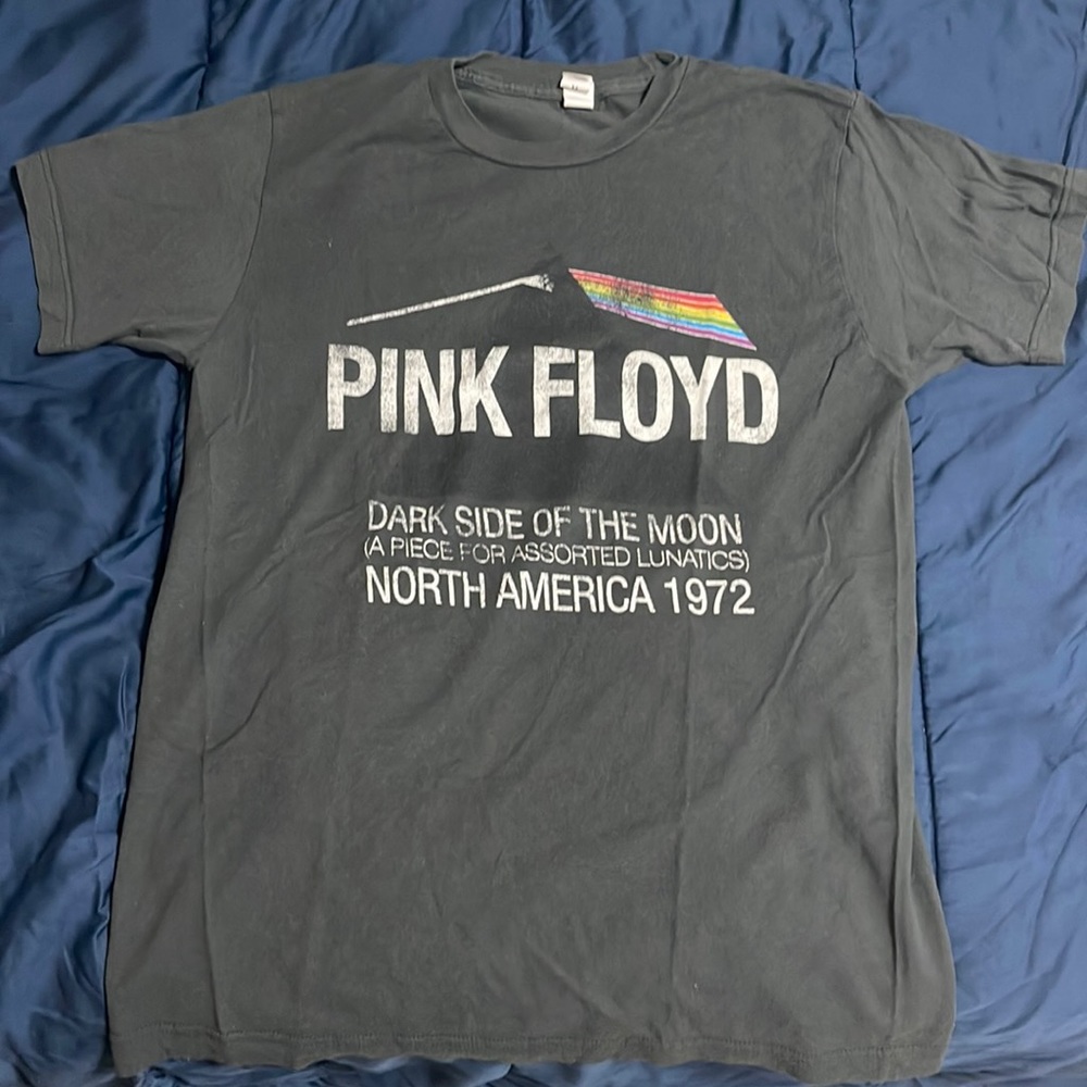 TUTLEX Gray Pink Floyd band tee shirt size medium
